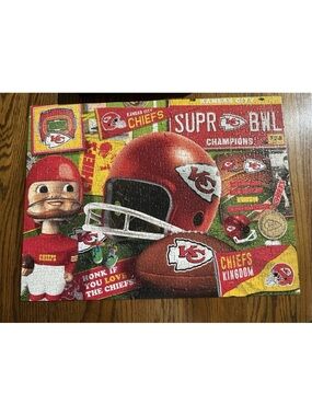 Kansas City Chiefs Jigsaw Puzzle NFL 500 Piece YouTheFan